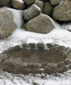 Four Seasons Deck & Ground Bird Baths All-Seasons Heated Bird Bath