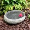 Garden Age Supply Organic Stone Ground Bird Bath Deck & Ground Bird Baths 1 Garden Age Supply Organic Stone Ground Bird Bath Deck & Ground Bird Baths