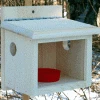 Coveside Conservation Bluebird Feeders Post Mount Wooden Bluebird Feeder