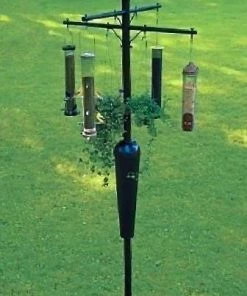 Liberty Pro Squirrel Stoppers Feeder Poles & Brackets Squirrel Stopper 8-Arm Bird Feeder Pole