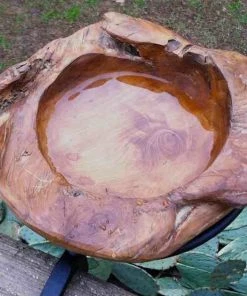 The Birdhouse Chick Deck & Ground Bird Baths Teak Bird Bath, Deck-Mount Or Ground 2 Sizes