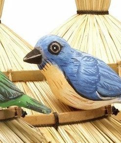 The Birdhouse Chick Wood Birds-Handcrafted Set/4 Statuary & Sculpture 5 The Birdhouse Chick Wood Birds-Handcrafted Set/4 Statuary & Sculpture